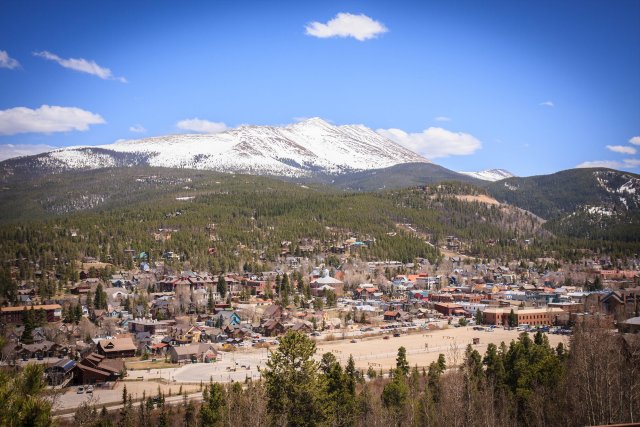 Looking over Breckenridge